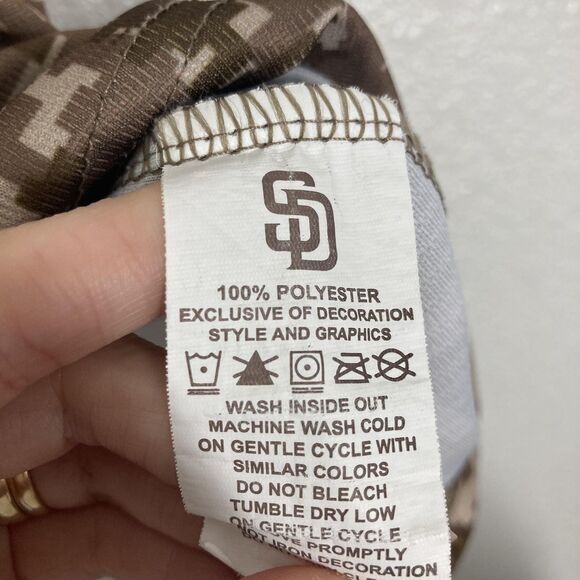 San Diego Padres Jersey Youth Medium Digital Camo Brown MLB Baseball Cotopaxi - Picture 14 of 14